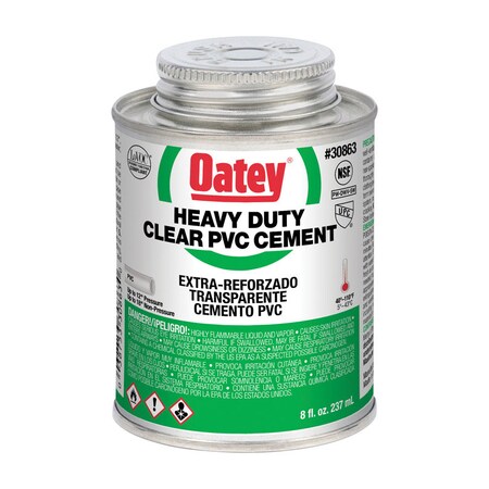 Oatey Pvc Cement Heavy 8Oz 30863